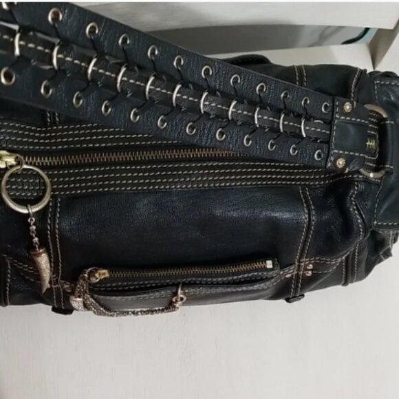 Laundry by Shelli Segal LEATHER SATCHEL - Picture 6 of 15